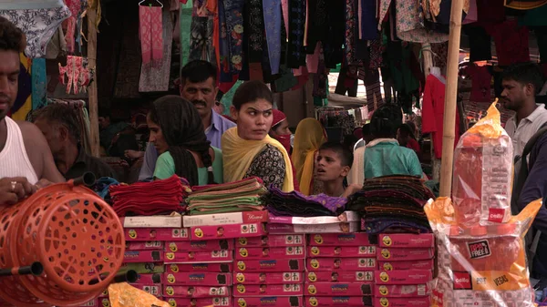 People Traditional Indian Market — Stock Photo, Image