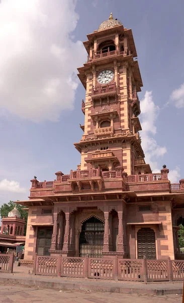 Beautiful Ancient Building Clock Tower India — Foto de Stock