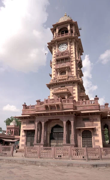 Beautiful Ancient Building Clock Tower India — Stock Fotó