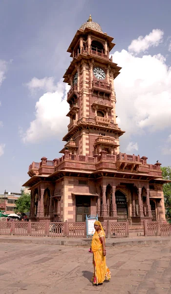Beautiful Ancient Building Clock Tower India — Stock Fotó