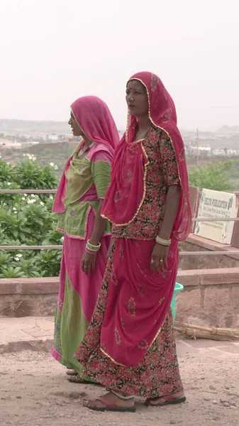 Mujeres Indias Con Ropa Tradicional — Foto de Stock