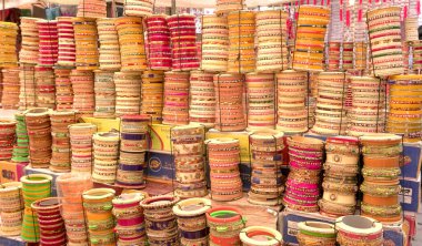 Traditional jewelry oin Indian market
