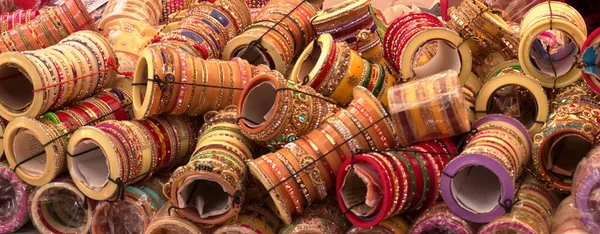 Παραδοσιακά Χειροποίητα Σουβενίρ Στην Ινδική Αγορά — Φωτογραφία Αρχείου