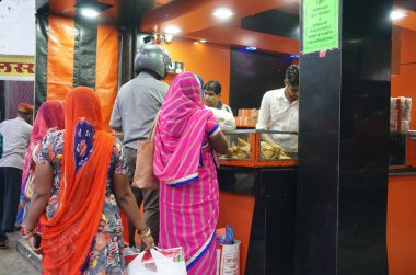 Traditional street fast food in India