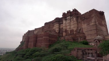 Beautiful ancient temple or castle in India