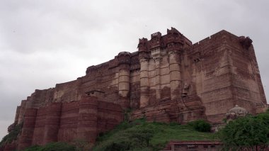 Beautiful ancient temple or castle in India