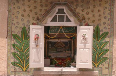 Window of old Indian building