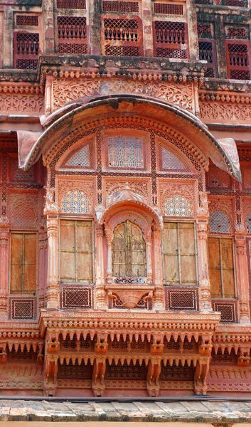 Window Ancient House India — Zdjęcie stockowe