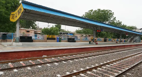 Typical Railway Station India — 图库照片