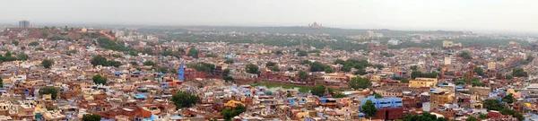 Aerial view of Indian city