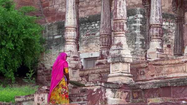 Красивый Древний Храм Индии — стоковое фото