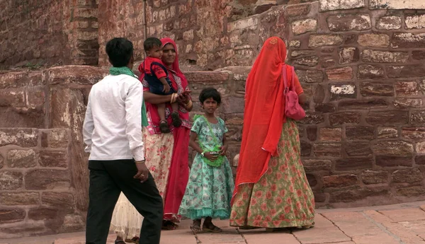 Indian People Ancient Temple — ストック写真