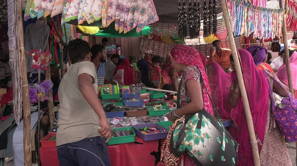 People Traditional Indian Market — Stock Photo, Image