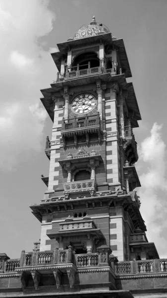Beautiful Ancient Building Clock Tower India — Stok fotoğraf