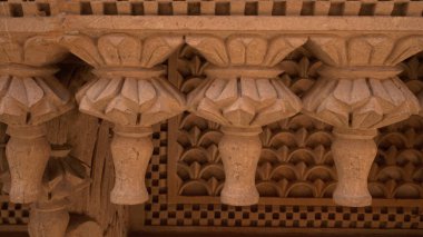 Ancient building in Indian city                          