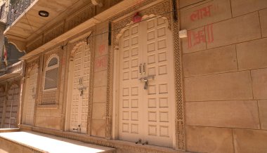 Ancient building in Indian city                          