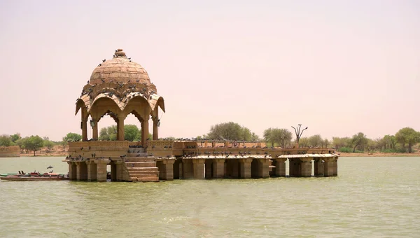 Ancient Brick Building River India — Zdjęcie stockowe