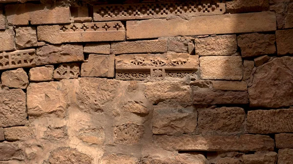 Brick wall of ancient building