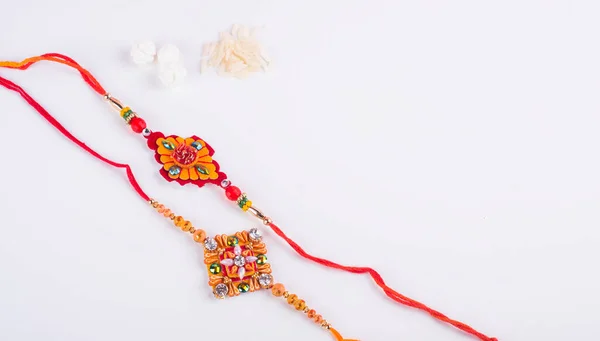 Traditional Indian Jewelry Rice White Background — Stock Fotó