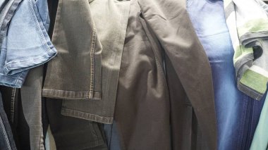 Indoors of clothing store in India