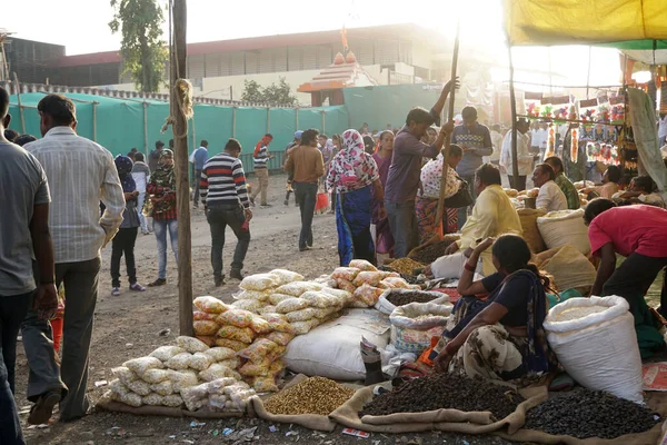 Trade on traditional market in India