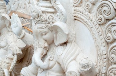 Ganesha Hindu statue in India