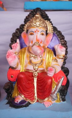 Beautiful Ganesha Hindu statue in India