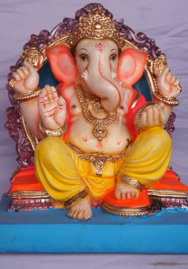 Beautiful Ganesha Hindu statue in India