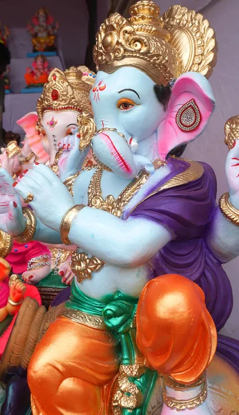 Ganesha Hindu statues selling on Indian market