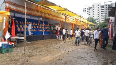 People on typical Indian market