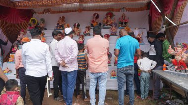 People on typical Indian market