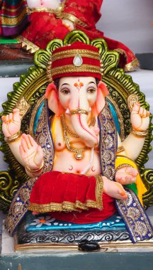 Beautiful Ganesha Hindu statue in India