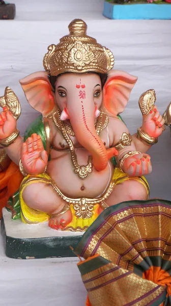 Beautiful Ganesha Hindu Statue India — Stock Photo, Image