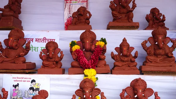 Ganesha Hindu statues selling on Indian market