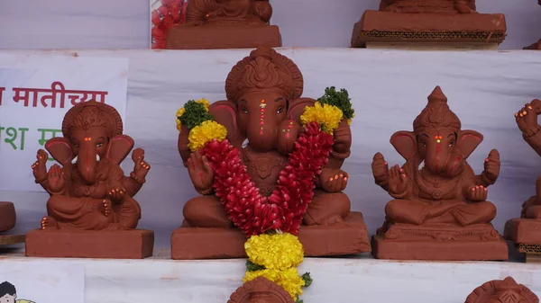 Ganesha Hindu statues selling on Indian market