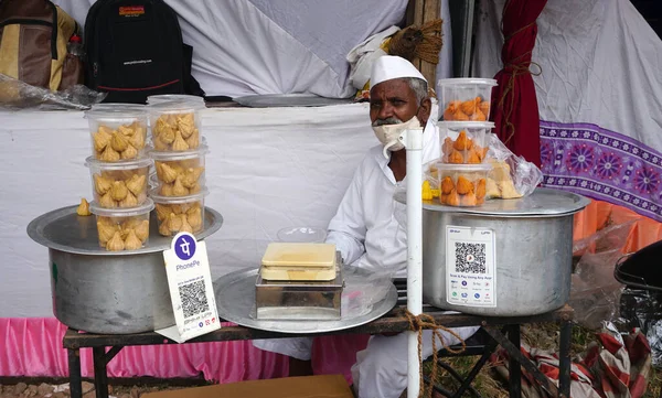 People Typical Indian Market — ストック写真