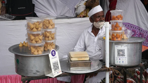 People Typical Indian Market — ストック写真