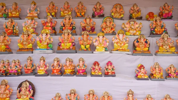 Ganesha Hindu statues selling on Indian market