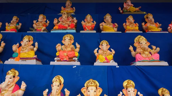 Ganesha Hindu statues selling on Indian market