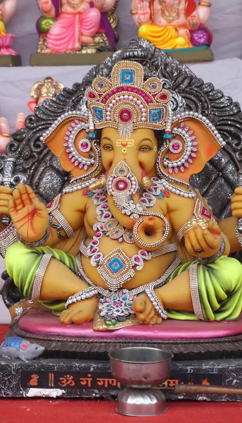 Ganesha Hindu statues selling on Indian market