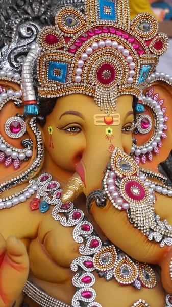 Beautiful Ganesha Hindu Statue India — Stockfoto