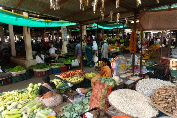 インドの伝統的な地方市場 — ストック写真