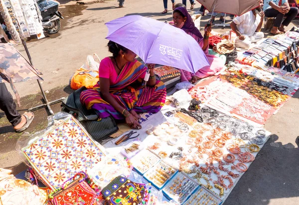 Traditionelle Lokale Märkte Indien — Stockfoto