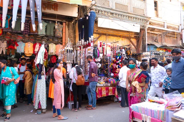 Tradycyjny Rynek Lokalny Indiach — Zdjęcie stockowe