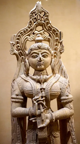 Estatua Espiritual Del Dios Hindú Antiguo Templo Jaisalmer Fort Rajastán — Foto de Stock