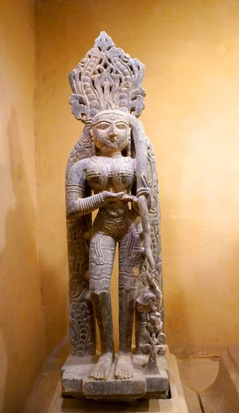 Estatua Espiritual Del Dios Hindú Antiguo Templo Jaisalmer Fort Rajastán —  Fotos de Stock