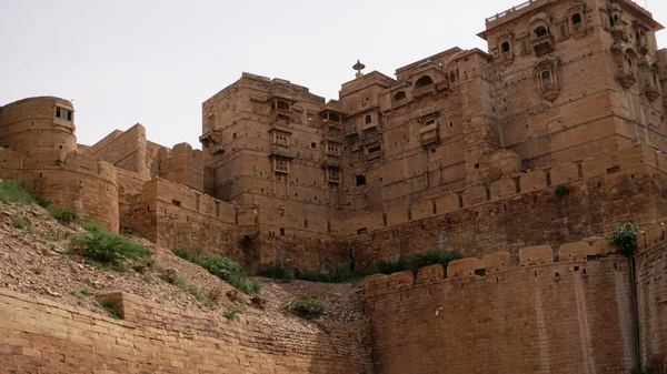 Vista Del Fuerte Mehrangarh Fuerte Mehran Ubicado Jodhpur India Uno —  Fotos de Stock