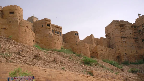 Vista Del Fuerte Mehrangarh Fuerte Mehran Ubicado Jodhpur India Uno —  Fotos de Stock