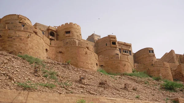 Widok Mehrangarh Fort Mehran Fort Znajduje Się Jodhpur Indie Jest — Zdjęcie stockowe