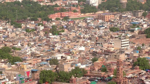 インドの都市の家の空中風景 — ストック写真